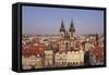 Czech Republic, Prague, Old Town Square, Church of Our Lady before Tyn-Neale Clarke-Framed Stretched Canvas