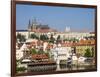 Czech Republic, Prague. Prague castle and Lesser town.-Julie Eggers-Framed Photographic Print