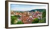 Czech Republic, Prague. Rooftops of buildings in Mala Strana from Prague Castle.-Jason Langley-Framed Photographic Print