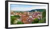 Czech Republic, Prague. Rooftops of buildings in Mala Strana from Prague Castle.-Jason Langley-Framed Photographic Print