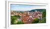 Czech Republic, Prague. Rooftops of buildings in Mala Strana from Prague Castle.-Jason Langley-Framed Photographic Print