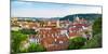 Czech Republic, Prague. Rooftops of buildings in Mala Strana from Prague Castle.-Jason Langley-Mounted Photographic Print