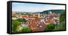 Czech Republic, Prague. Rooftops of buildings in Mala Strana from Prague Castle.-Jason Langley-Framed Stretched Canvas