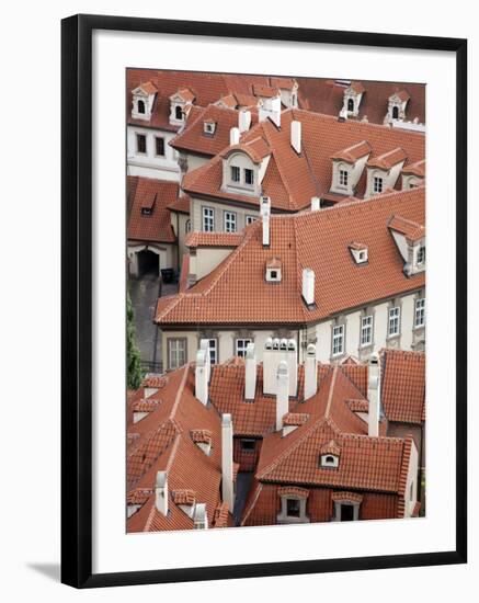 Czech Republic, Prague; Rooftops Seen from Prague Castle-Niels Van Gijn-Framed Photographic Print