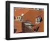 Czech Republic, Prague. Rooftops.-Julie Eggers-Framed Photographic Print