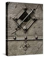 Czech Republic, Prague. Small Metal Window Detail-Petr Bednarik-Stretched Canvas