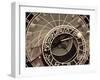 Czech Republic, Prague, Stare Mesto (Old Town), Astronomical Clock on Old Town Hall-Michele Falzone-Framed Premium Photographic Print