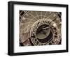 Czech Republic, Prague, Stare Mesto (Old Town), Astronomical Clock on Old Town Hall-Michele Falzone-Framed Photographic Print