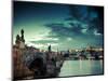 Czech Republic, Prague, Stare Mesto (Old Town), Charles Bridge, Hradcany Castle and St. Vitus Cathe-Michele Falzone-Mounted Photographic Print