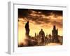 Czech Republic, Prague, Stare Mesto (Old Town), Charles Bridge-Michele Falzone-Framed Photographic Print