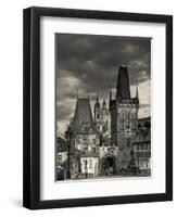 Czech Republic, Prague, Stare Mesto (Old Town), Little Quarter (Mala Strana) and Charles Bridge-Michele Falzone-Framed Photographic Print