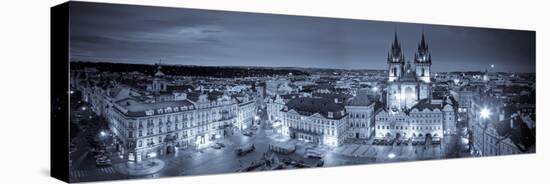 Czech Republic, Prague, Stare Mesto (Old Town), Old Town Square and Church of Our Lady before Tyn-Michele Falzone-Stretched Canvas