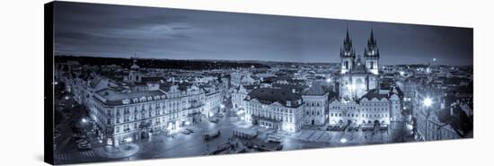 Czech Republic, Prague, Stare Mesto (Old Town), Old Town Square and Church of Our Lady before Tyn-Michele Falzone-Stretched Canvas