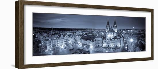 Czech Republic, Prague, Stare Mesto (Old Town), Old Town Square and Church of Our Lady before Tyn-Michele Falzone-Framed Photographic Print