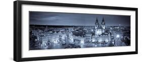 Czech Republic, Prague, Stare Mesto (Old Town), Old Town Square and Church of Our Lady before Tyn-Michele Falzone-Framed Photographic Print