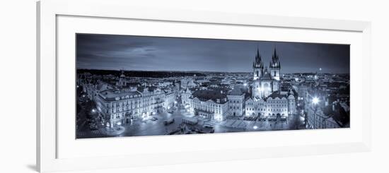 Czech Republic, Prague, Stare Mesto (Old Town), Old Town Square and Church of Our Lady before Tyn-Michele Falzone-Framed Photographic Print