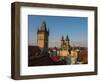 Czech Republic, Prague. Tyn Church in Old Town Square.-Julie Eggers-Framed Photographic Print