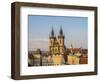 Czech Republic, Prague. Tyn Church in Old Town Square.-Julie Eggers-Framed Photographic Print