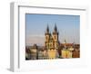 Czech Republic, Prague. Tyn Church in Old Town Square.-Julie Eggers-Framed Photographic Print