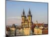 Czech Republic, Prague. Tyn Church in Old Town Square.-Julie Eggers-Mounted Photographic Print