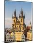 Czech Republic, Prague. Tyn Church in Old Town Square.-Julie Eggers-Mounted Photographic Print