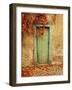 Czech Republic, Prague. Weathered door.-Jaynes Gallery-Framed Photographic Print