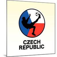 Czech Republic Soccer-null-Mounted Giclee Print