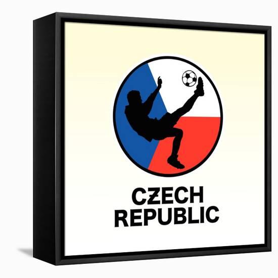 Czech Republic Soccer-null-Framed Stretched Canvas