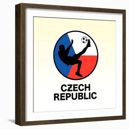 Czech Republic Soccer-null-Framed Giclee Print