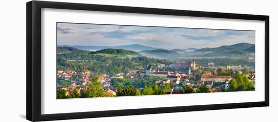 Czech Republic, South Bohemian Region, Cesky Krumlov at dawn.-Jason Langley-Framed Photographic Print