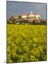 Czech Republic, South Moravia, Mikulov and Nikolsburg castle.-Julie Eggers-Mounted Photographic Print