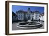 Czech Republic, South Moravian, Lednice-Valtice Cultural Landscape, Valtice Castle, Fountain-null-Framed Giclee Print