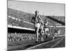 Czech Track and Field Gold Medalist Emil Zatopek, Leading Pack, Competing in 1952 Olympic Games-Mark Kauffman-Mounted Premium Photographic Print