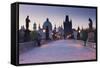 Czechia, Prague, Charles Bridge-Rainer Mirau-Framed Stretched Canvas