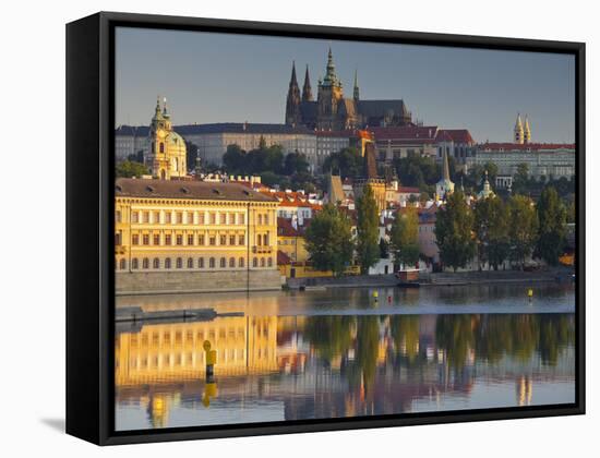 Czechia, Prague, Prague Castle, Moldavia-Rainer Mirau-Framed Stretched Canvas