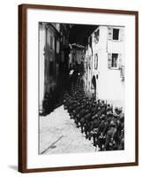 Czechoslovak Brigade Marching Practice, Summer 1918-null-Framed Giclee Print