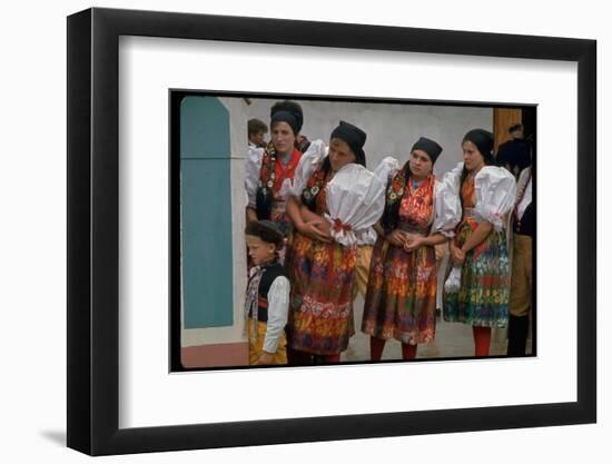 Czechoslovakians in Traditional Costumes-Bill Ray-Framed Photographic Print