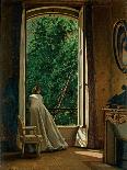 Window Overlooking the Apple Orchard-D'Ancona Vito-Stretched Canvas