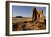 D'Anoa natural arch, Sahara desert, Ennedi, Chad, Africa-Michal Szafarczyk-Framed Photographic Print