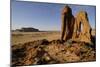 D'Anoa natural arch, Sahara desert, Ennedi, Chad, Africa-Michal Szafarczyk-Mounted Photographic Print