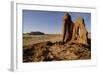 D'Anoa natural arch, Sahara desert, Ennedi, Chad, Africa-Michal Szafarczyk-Framed Photographic Print