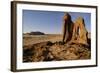 D'Anoa natural arch, Sahara desert, Ennedi, Chad, Africa-Michal Szafarczyk-Framed Photographic Print