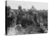 D-Day - American Troops Taking Cover-Robert Hunt-Stretched Canvas