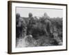 D-Day - American Troops Taking Cover-Robert Hunt-Framed Photographic Print