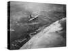 D-Day - Bomber Giving Air Support to Infantry Invasion-Robert Hunt-Stretched Canvas