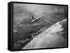 D-Day - Bomber Giving Air Support to Infantry Invasion-Robert Hunt-Framed Stretched Canvas