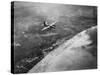 D-Day - Bomber Giving Air Support to Infantry Invasion-Robert Hunt-Stretched Canvas