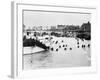 D-Day - British and Canadian Troops Landing - Juno Beach-Robert Hunt-Framed Photographic Print