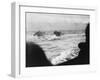 D-Day - Coastguard Landing Barges under Heavy Fire-Robert Hunt-Framed Photographic Print