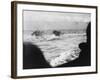 D-Day - Coastguard Landing Barges under Heavy Fire-Robert Hunt-Framed Photographic Print